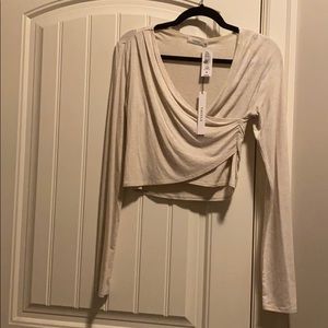 Talula long sleeve crop top